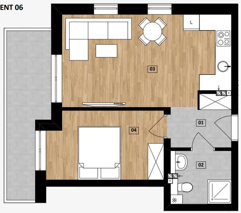 Apartament Baltic Residence Pobierowo Luaran gambar